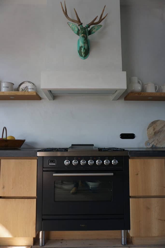 Handgemaakte eikenhouten keuken
