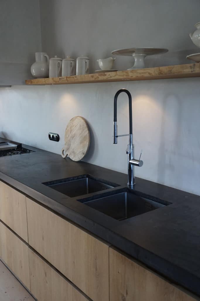 Rustieke keuken West-Graftdijk Eiken Beton